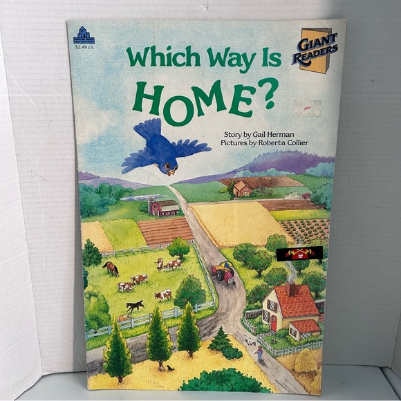 Complete 4 GIANT READERS books VINTAGE - Picture 5 of 11